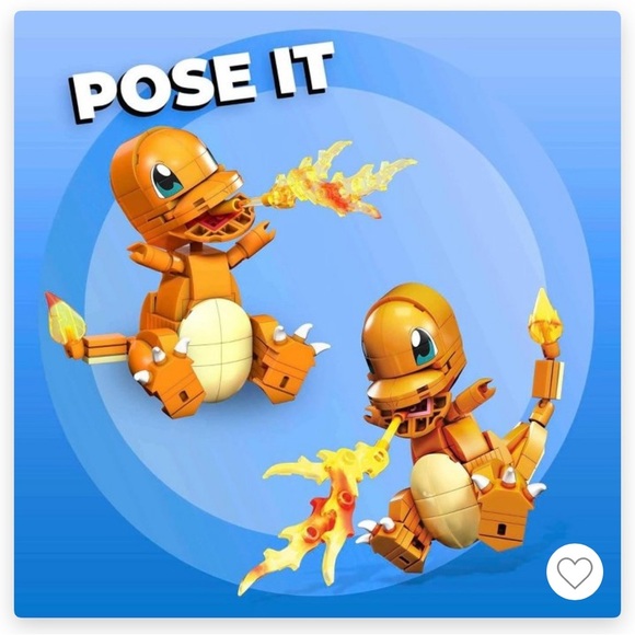 MEGA Pokémon Building Toys Set, Build & Show Charmander - Picture 7 of 8